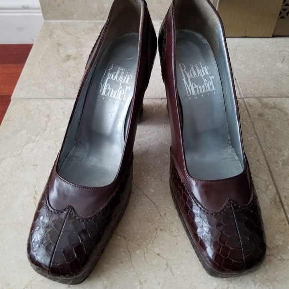 NWT Rodolphe Menudier Vero Cuoio Heels - Picture 5 of 11